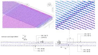 Revit 2024 - Slab drop with bending & cranking rebars installation (part 3)
