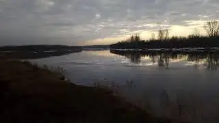 Река Кия. Ждём нормального ледохода.