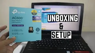 TP Link AC600 Nano Wireless USB Adapter Unboxing and First Time Setup