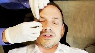 Do not try this at home...reflections from eye operation.