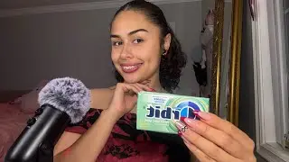 asmr : gum chewing + show and tell