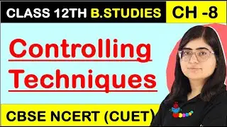 Techniques of Managerial Control | Controlling Techniques | Chapter 8 Controlling Business Studies