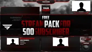 Stream Pack Template | Twitch | Free Download