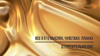 ВСЕ О ЕГО МЫСЛЯХ, ЧУВСТВАХ, ПЛАНАХ ОТНОСИТЕЛЬНО ВАС