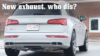Installing An AWE Non-Resonated Exhaust On My B9 SQ5!