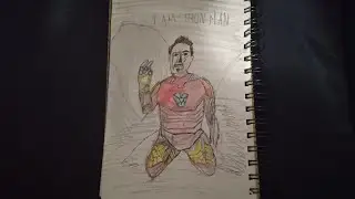 Changodraw - un dibujo de iron-man chasquido (I am iron-man).