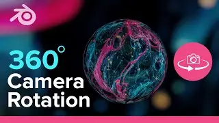 How to rotate the Camera around an object in Blender!