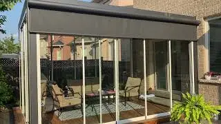pergola and blinds  installation / Palmiye Toronto