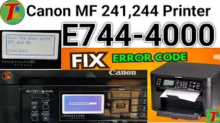Canon MF241d printer error E744-4000