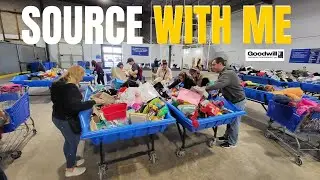 Goodwill Outlet Sourcing to Sell on Whatnot - Side Hustle Turned Into Full Time Reselling Business