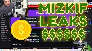MIZKIF Leaks his TWITCH REVENUE $$$ #mizkif #mizkifbestmoments #revenue  #twitch #youtube #money