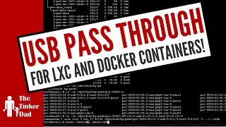 Use USB Devices Within LXC / Docker containers!