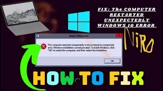 Computer Restarted unexpectedly or encountered an unexpected error windows-8 and windows-10 100% FIX