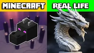 MINECRAFT MOBS VS REAL LIFE #21 | Super Realistic 4k