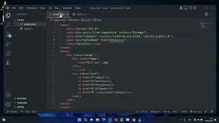 How create the navigation bar with HTML & CSS