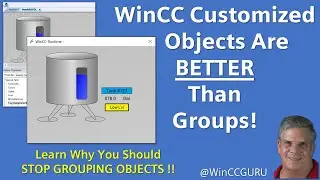 🛑Why WinCC Customized Objects are BETTER than Groups! 🤿 #winccguru