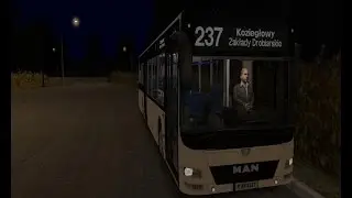 OMSI 2 Poznań v1.1a : MAN Lion City A21 Euro 6: Route 237 Rondo Śródka - Koziegłowy Z.D