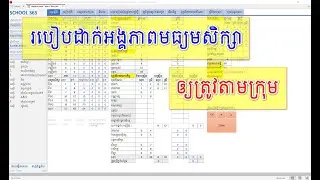 របៀបដាក់អង្គភាពមធ្យមសិក្សាឲ្យត្រឹមត្រូវតាមក្រុម | by Teacher Dany