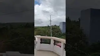 Roof deck view of the sea
