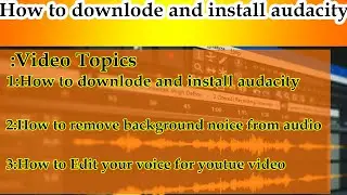 how to download audacity for windows 202|how to edit vocals in audacity noise reduction audacity