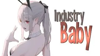 Nightcore - Industry Baby (rock version female // lyrics)