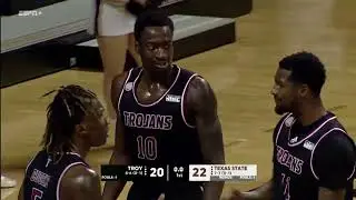 Troy MBB vs Texas State (Full Highlights)