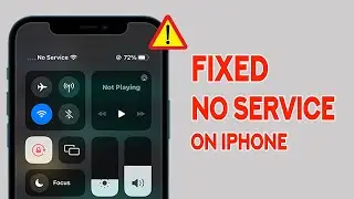 How to fix no service issue on iPhone ios 18.3
