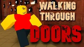 Baller Walking through DOORS 👁️ (Roblox Animation Meme)