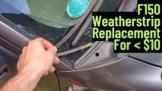 Ford F150 Windshield Wiper Cowl Rubber Replacement