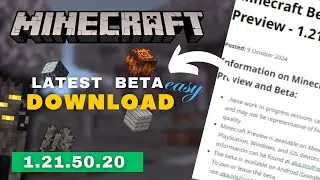How to download Minecraft Bedrock 1.21.50.20 The Pale Garden & Creaking Beta