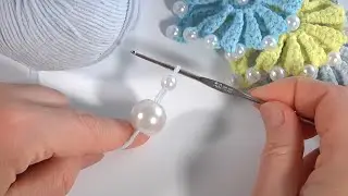 INCREDIBLY BEAUTIFUL 3D Crochet /Author's Design/Decorative HEARTS with TRIMS