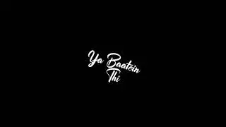 jaane teri aankhein thi ya baatein thi wajah || Black screen status || covered by #darkstatus
