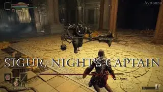 ELDEN RING - Convergence Mod Boss Showcase - Sigur, Night's Captain