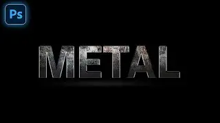 How to create a metal text effect in photoshop