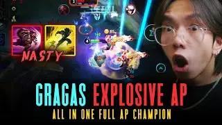 BEST EARLY GAME TRIPPLE KILL ASMR COMBO| Gragas CHINA Wild Rift 4.1 Gameplay #wildrift #lolm #gragas