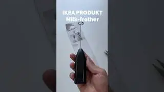 Unboxing IKEA PRODUKT Milk-frother, black #ikea