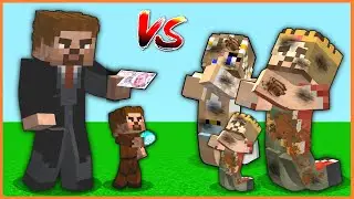 EVERYTHING WAS TURNED OVER RICH FAMILY BECOME POOR, POOR FAMILY BECOME RICH! 😂 - Minecraft