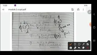 2.2 cryprography: eulers Totient function,multiplicative inverse