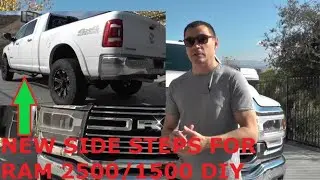 Ram 2500 Side Steps DIY Install - Save ⏰ &  💰