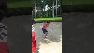 Rogue golf ball can't stop us! 🤣