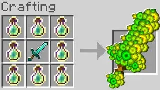 Minecraft But I Can Craft XP Sword