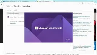 Visual studio 2022 installation || Create and execute poject in visual studio || Visual studio 2022