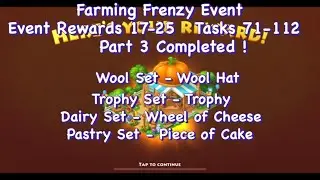 Township : Farming Frenzy Event | Merge Event | Tasks & Rewards | Part 3 @TownshipPro1