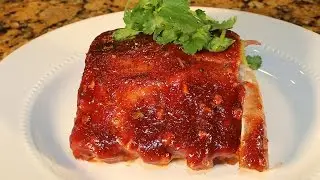Costillas de puerco en salsa de barbecue con sabor a limon
