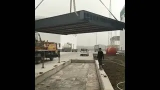 Truck scale install