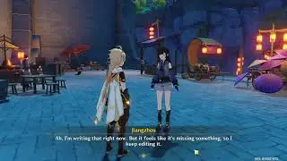 Pressing Deadlines Guide Quest - increase friendship with Nervous An & Jiangzhou  || Genshin Impact