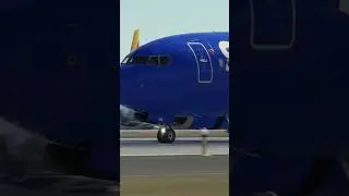 Southwest 737 Landing Las Vegas  MSFS