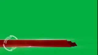 LOWER THIRD RED 2 GREEN SCREEN FREE