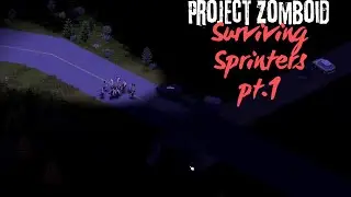 Project Zomboid with night sprinters is TERRIFYING