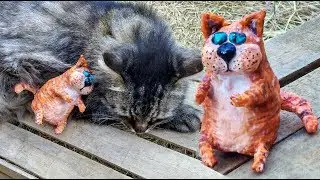 Cotton papier-mâché. DIY toy master class